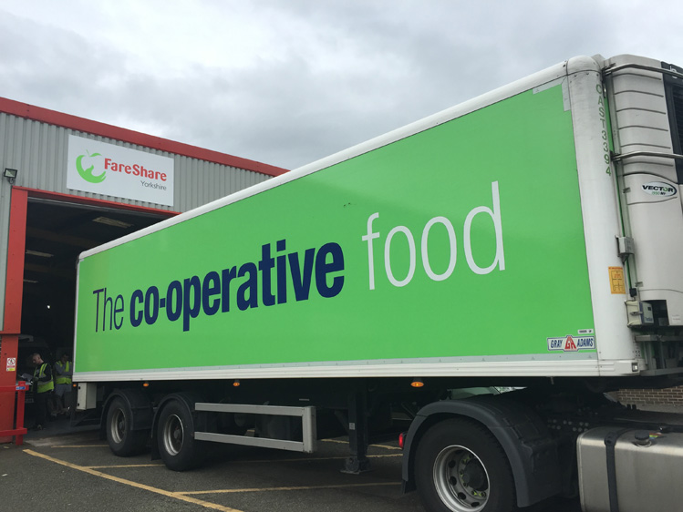 The Co-operative Food to donate its warehouse depot surplus food to local charities 