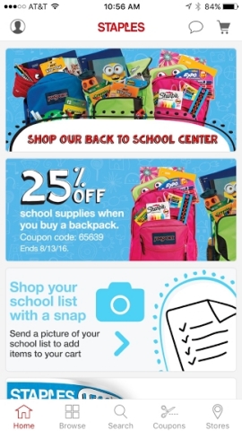 Back-to-school shopping has never been easier with Staples mobile iOS app 