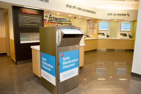 Walgreens collected and safely disposed more than 10 tons of medication through its safe medication disposal kiosks nationwide 