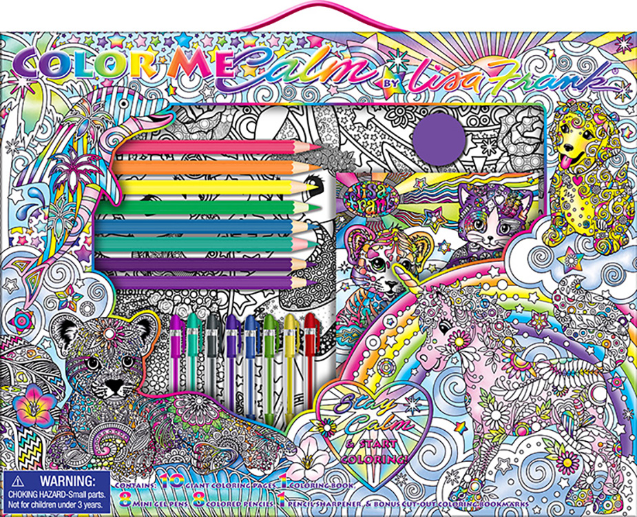 Dollar General and Lisa Frank launches two new adult coloring posters just in time for the holidays 