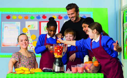 Sainsbury’s 2014 voucher collection scheme launches with ambassadors David Beckham and Ellie Simmonds 