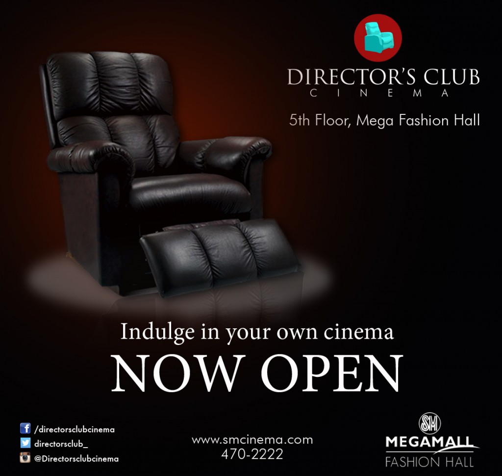 Philippines SM Cinema unveiled Director’s Club Cinema and IMAX Theatre in the newest expansion of SM Megamall in Ortigas - the Mega Fashion Hall