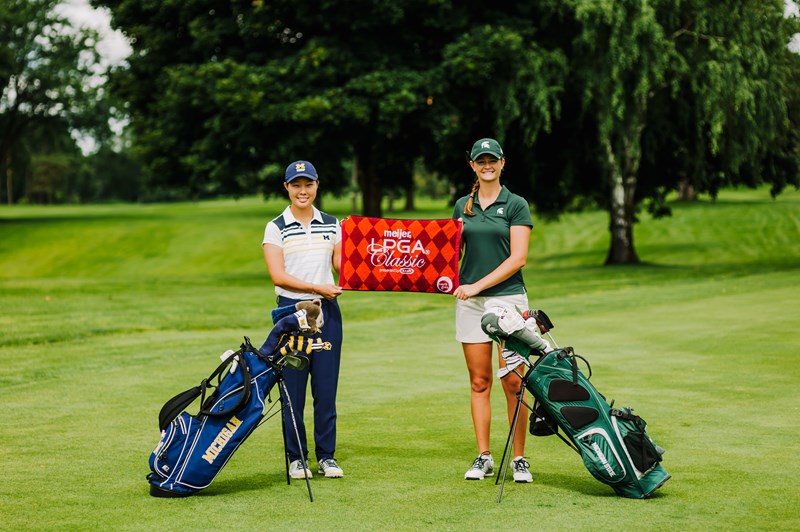 Michigan State University's Lindsey McPherson and University of Michigan's Grace Choi to compete in Meijer LPGA Classic presented by Kraft 