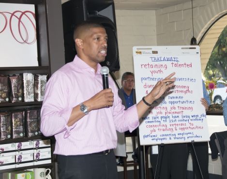 Sacramento Mayor Kevin Johnson and Starbucks hosted nation’s first Solutions City™ event 