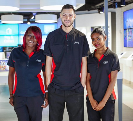 Argos reveals new staff uniforms to reflect the growing role of technology in the store environment 