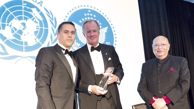 H&M Chairman Stefan Persson presented with ”Humanitarian of the Year” award by the United Nations Association of New York  