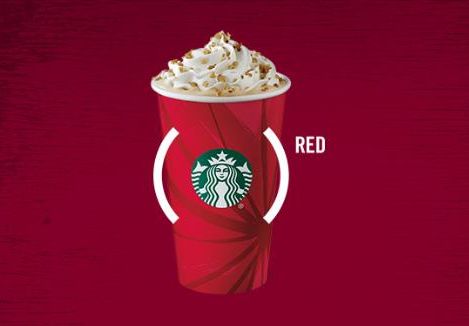 Starbucks partners with (RED)® to raise money and awareness for the fight against AIDS on World AIDS Day for the seventh year 
