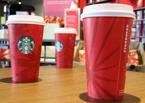 Starbucks® red holiday cups return this holidays 
