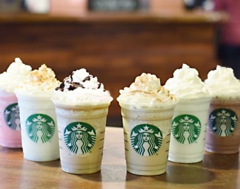 Starbucks introduced six new Frappuccino flavors this month; voting begins to determine which of the new blended beverages is the fan favorite 
