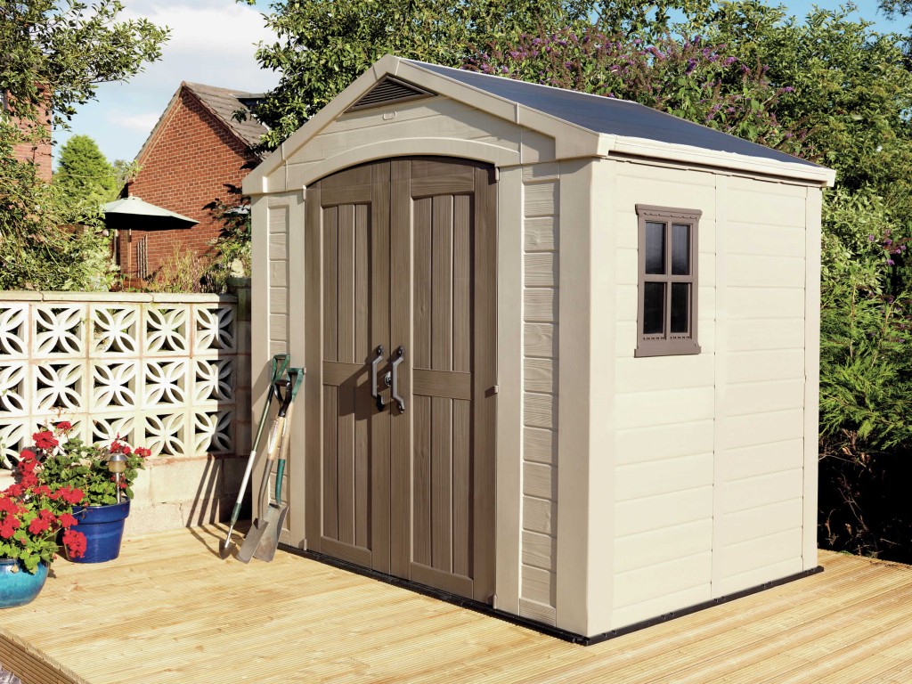 Homebase reports a 200% year on year increase in outside plastic storage sheds  