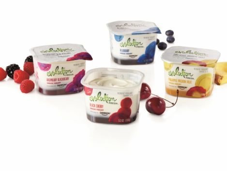 Evolution Fresh™ Fruit on the Bottom Greek Yogurts, Inspired by Dannon now available in grocery stores nationwide 