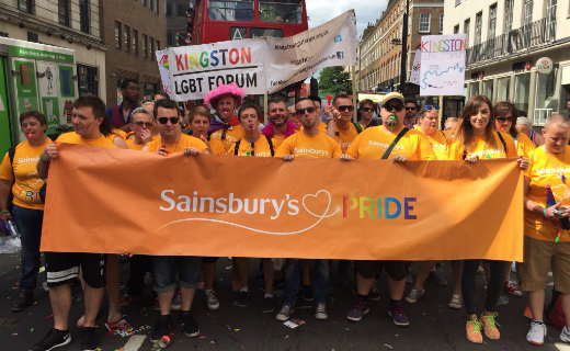 Sainsbury’s colleagues in Brighton to transform stores with balloons and bunting for this year's Brighton Pride parade 