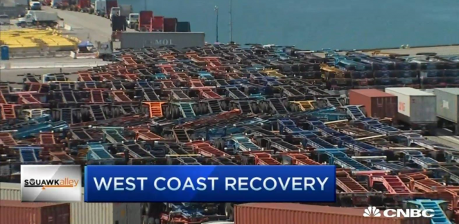National Retail Federation Vice President Jonathan Gold appeared on CNBC to discuss the progress the ports have seen since the West Coast labor disputes have been reconciled. Watch the full interview. 