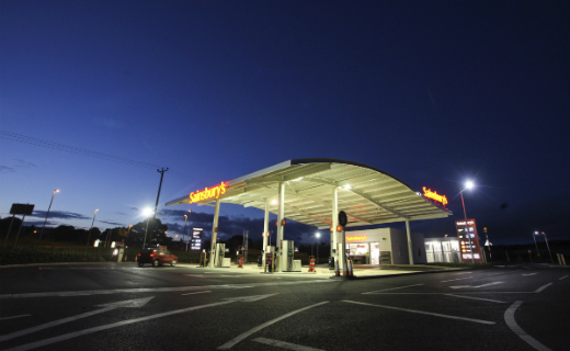Sainsbury’s cuts the price of unleaded by up to 2 ppl across its 300 forecourts 