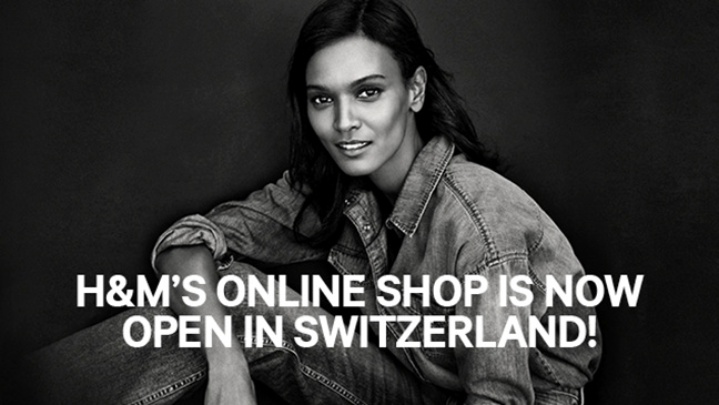 H&M launches online shop in Switzerland; exclusive "online-only" items available all year-round 