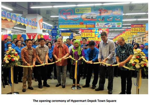 Indonesia MPPA relaunched Hypermart G7 concept at Metro Indah Mall Bandung, West Java