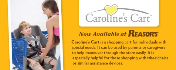 Reasor’s announces the availability of Caroline’s Carts at each of their locations 