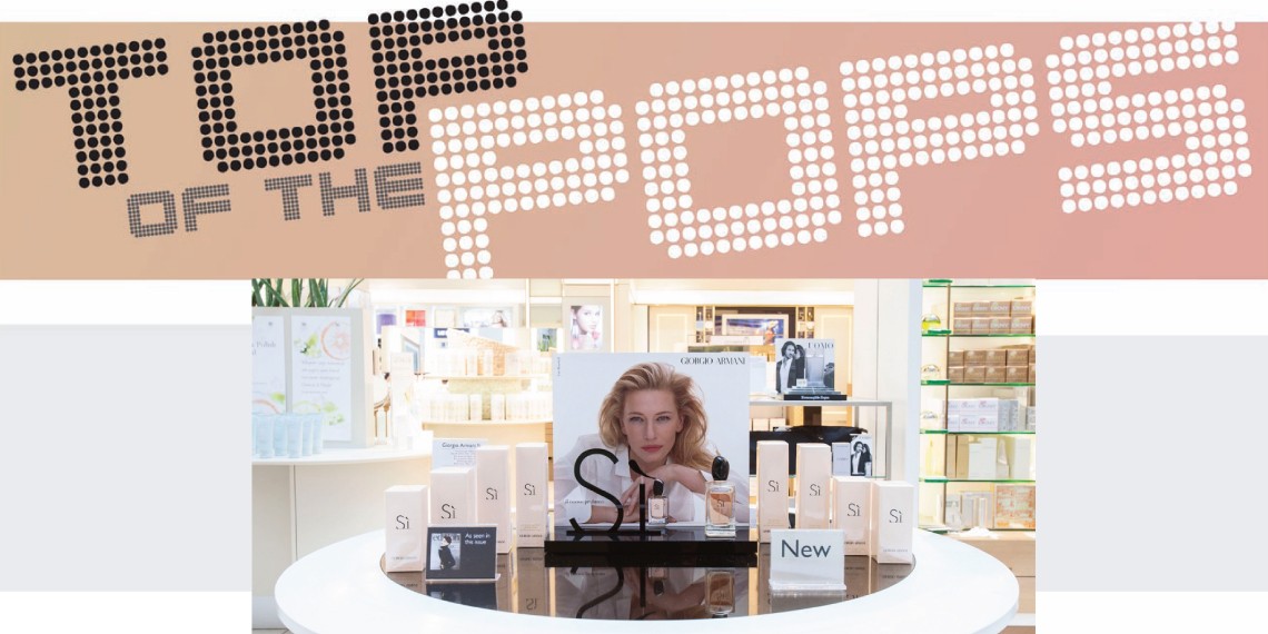Retail Focus noted Kesslers & L’Oréal as ‘Top-of-the-POPs’ for their Giorgio Armani Si point-of-purchase display range 
