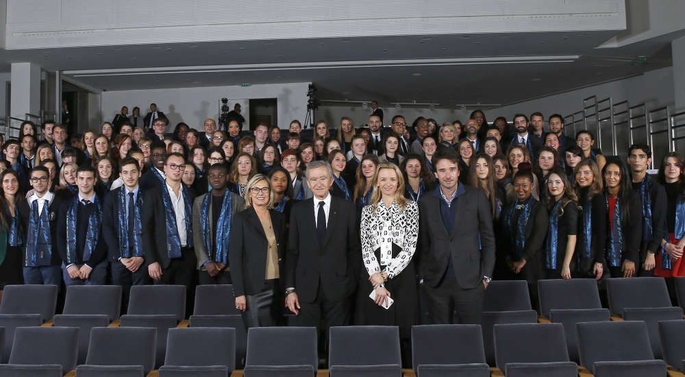 The Fondation Louis Vuitton invited 2nd class of students in LVMH Institut des Métiers d’Excellence (IME) vocational training program 