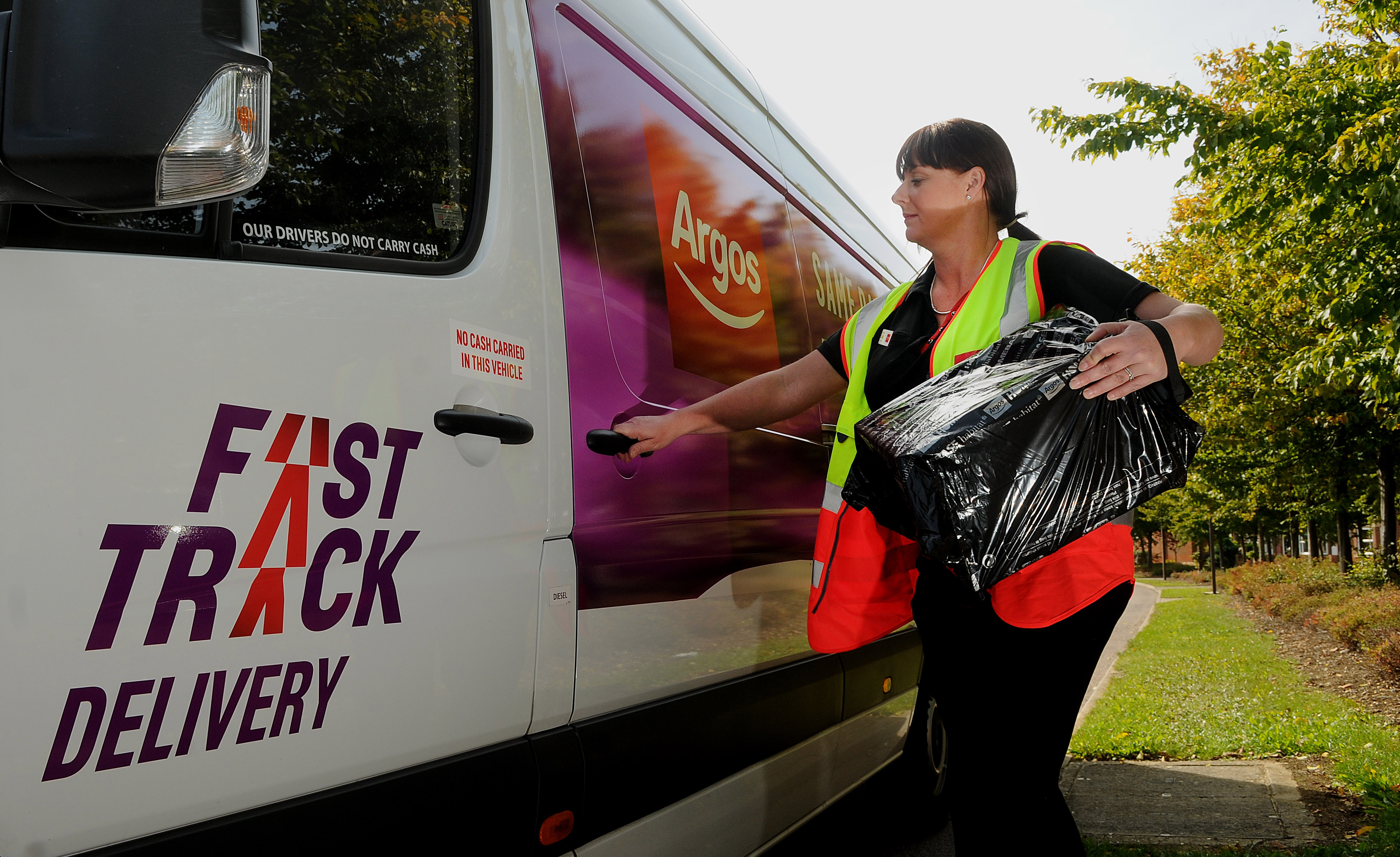 PR PHOTO. Free Editorial Use. Argos Launch NEW Same Day Delivery Service.