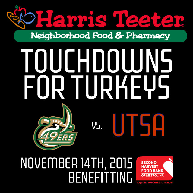 Harris Teeter to Donate 10 Meals for Every 49ers’ Touchdown on Nov. 14 