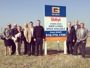 Onsite at the future home of a new Raley’s coming to Rancho Cordova (Sunrise Blvd./Douglas Road).