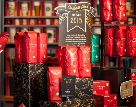The 2015 holiday season arrived at Starbucks® stores around the world 