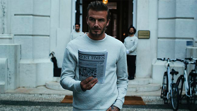 H&M campaign 2015 highlights David Beckham’s role as a style leader to millions of men around the world 