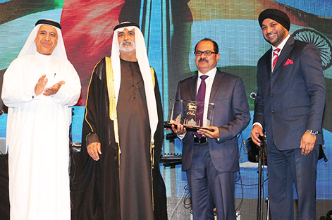 LuLu Group Chairman Yusuff Ali M.A. honoured with the ‘Business Excellence Award 2016’ by IBPC 