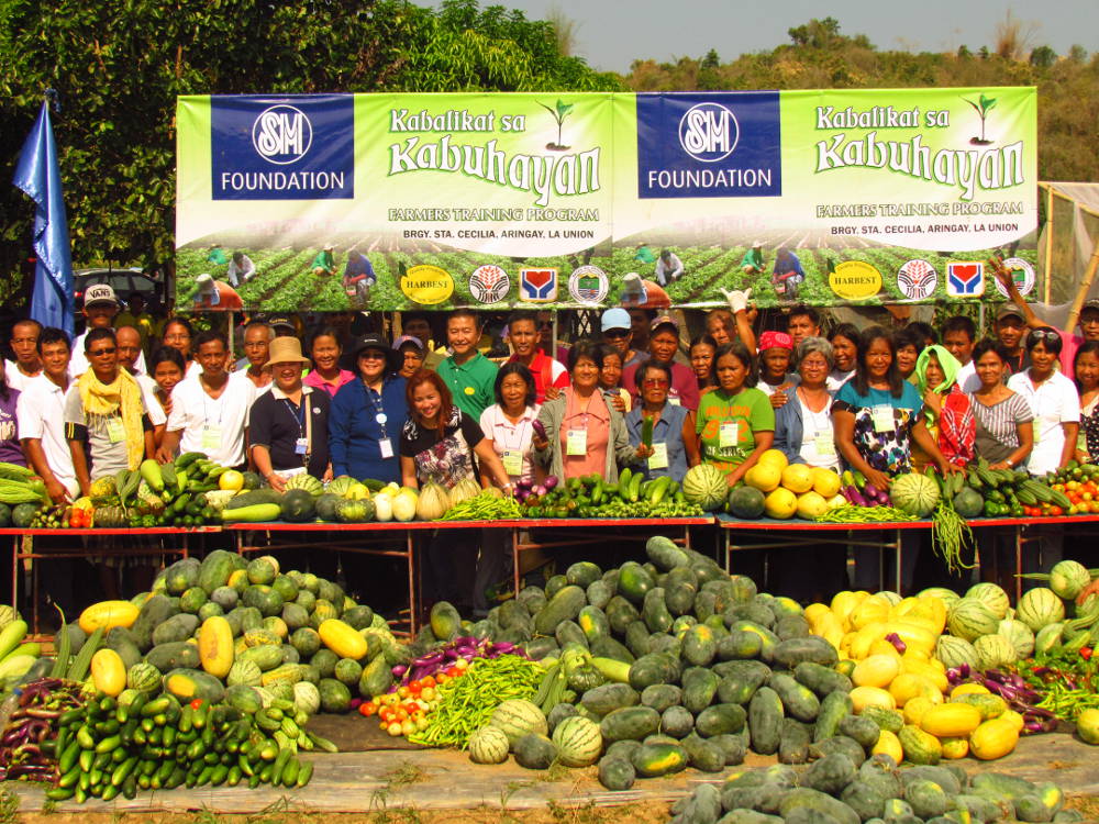 SM Foundation helps provide healthy and sustainable food source for communities thru its Kabalikat sa Kabuhayan Farmers’ Training program