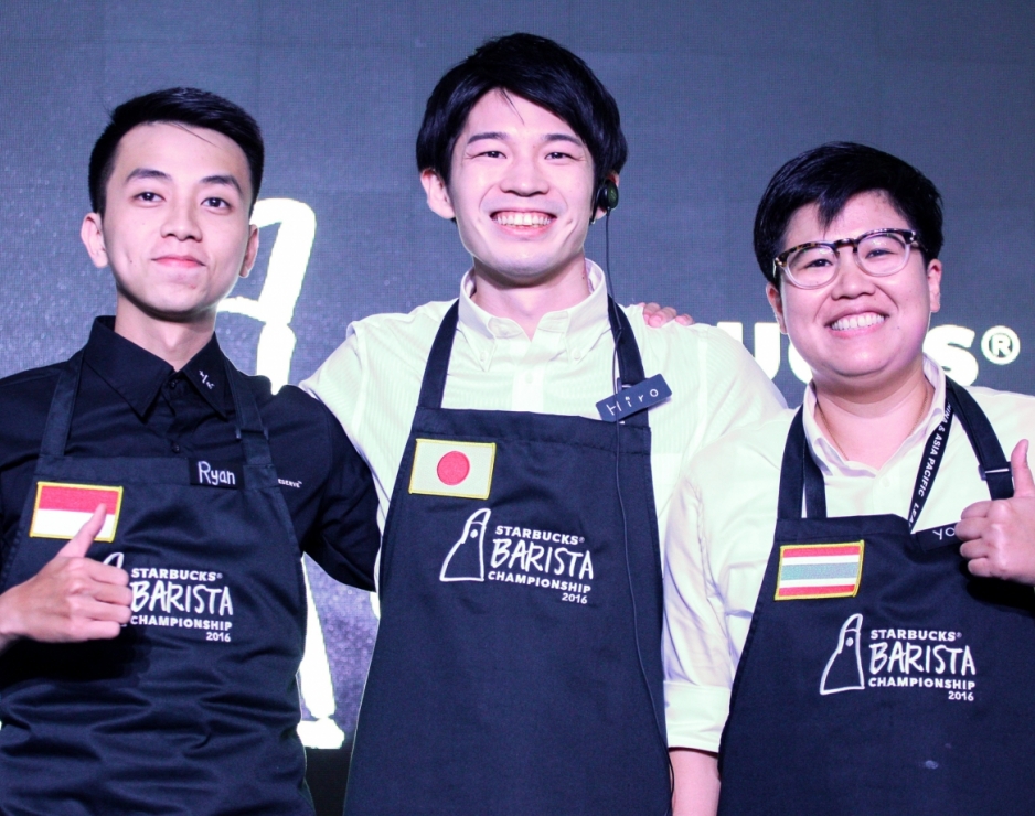 Starbucks partners from China and Asia Pacific region finalists in the first Regional Barista Championships in Hong Kong 