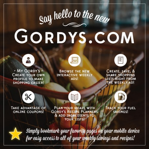 Gordy’s Market announces the launch of new, revamped version of its website gordys.com 