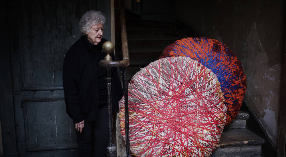 Loro Piana’s Cashmere Life Salon features Sheila Hicks' textile sculptures at the MiArt international Modern and Contemporary Art exhibition in Milan