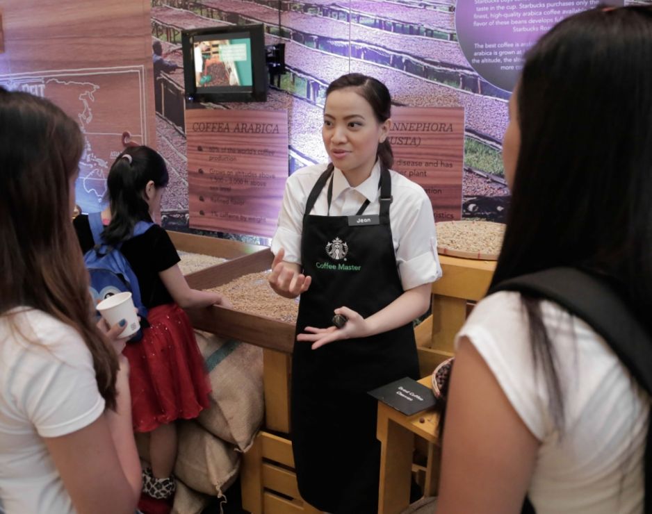 Starbucks Philippines shared coffee knowledge with consumers at the Coffee Appreciation Festival in Shangri-La Plaza 