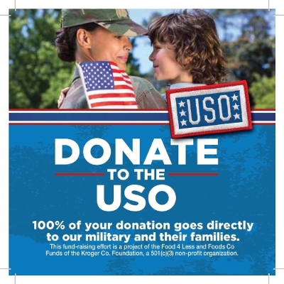 Food 4 Less stores announced Honoring Our Heroes campaign in partnership with the USO