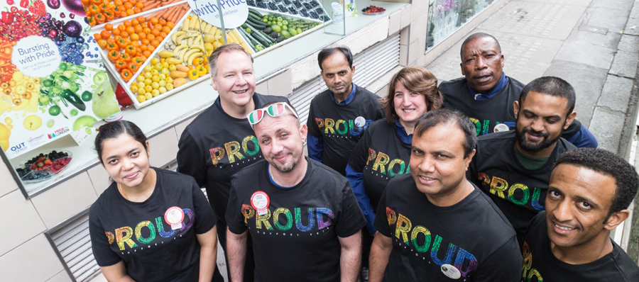 12 Tesco stores along the parade route will also support London Pride this weekend 