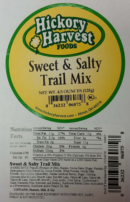 Hickory Harvest Foods expands recall of certain sunflower kernel products 