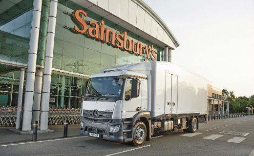 Sainsbury’s becomes world's first company to introduce refrigerated delivery truck cooled by a liquid nitrogen powered engine 