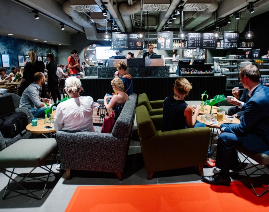Starbucks opens store at The Aupark Shopping Centre in Bratislava; its first in Slovakia