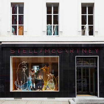 Stella McCartney supports PETA and Battersea Dogs & Cats Home with new dedicated store window installation 