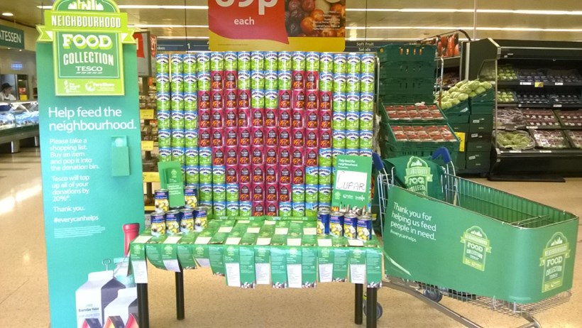 Tesco raises 2.8 million meals during the eighth Neighbourhood Food Collection to feed people in need 