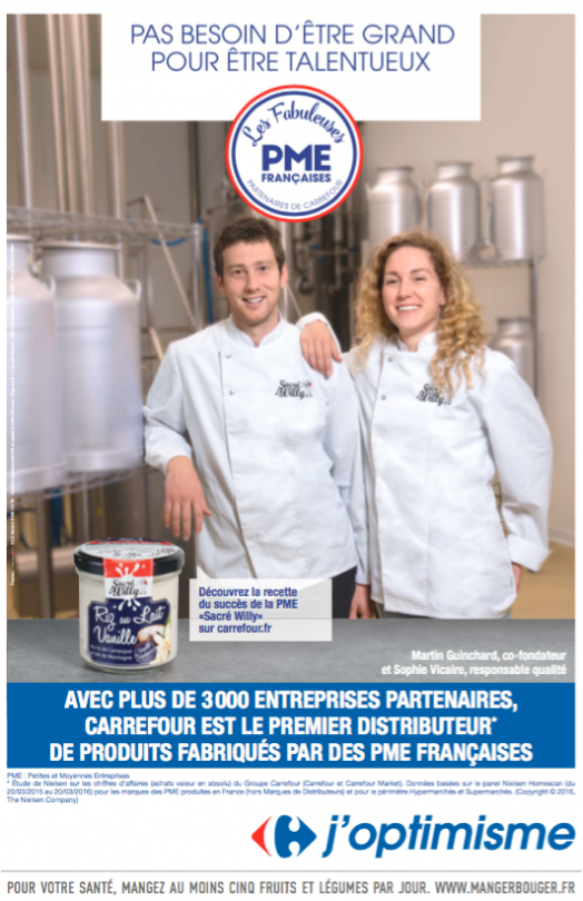 Carrefour France launches new campaign: "Carrefour's fabulous French partner SMEs" 