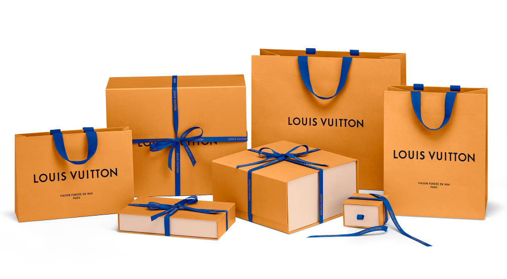 Louis Vuitton launches new product packaging in bright saffron shade 