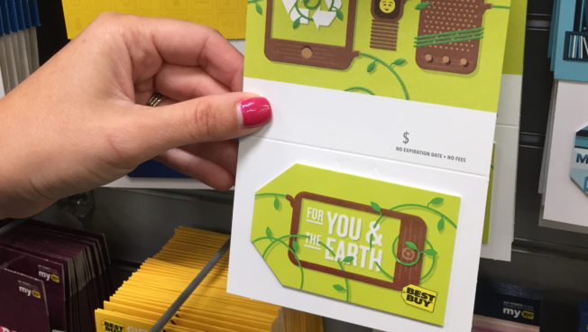 Best Buy launches recyclable gift cards 