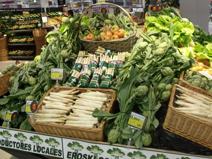 EROSKI aumenta un 6% las ventas de alimentos frescos de origen local en Navarra en el primer semestre del ejercicio