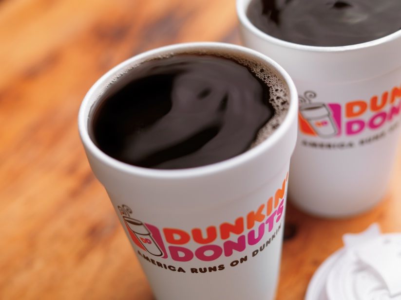 Enjoy any medium-sized cup of Dunkin’ Donuts' signature hot coffee for 66 cents on National Coffee Day 