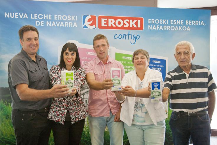 SAIONA producirá leche marca EROSKI 
