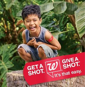 Walgreens and United Nations Foundation to provide vaccines to children in developing countries through 2016 Get a Shot. Give a Shot.® campaign 