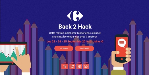 Carrefour invites hackfest enthusiasts to its first hackathon "Back2Hack" from 23 to 25 September 