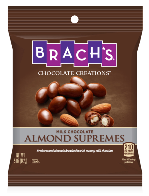 Ferrara Candy Company recalls Brach’s® 5 ounce Almond Supremes with a best by date of 4/22/2017 due to peanuts and wheat contents 